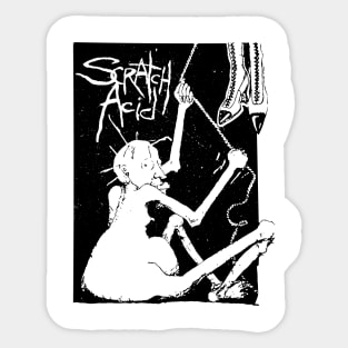 scratch acid as worn by kurt cobain Sticker